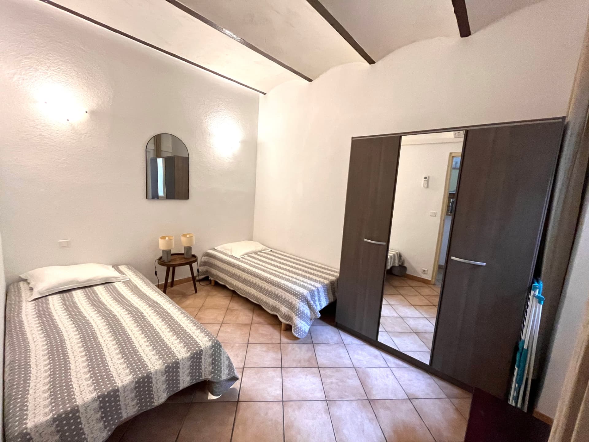 Chambre 2 de Calacuccia avec deux lits simples