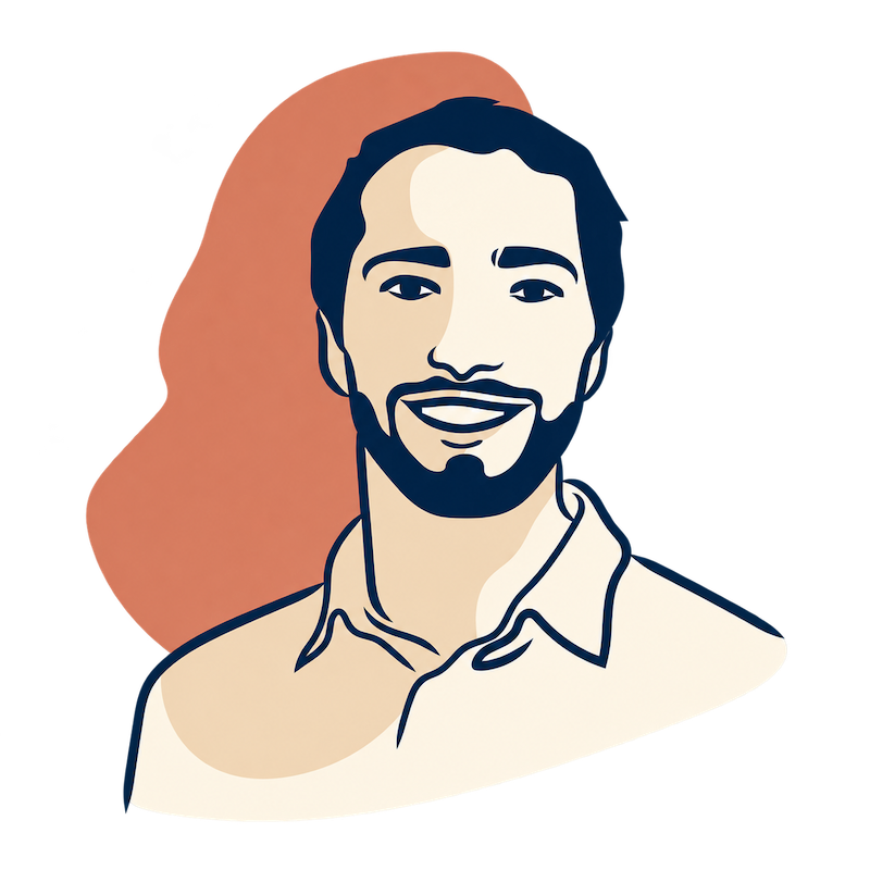 Portrait illustré de l’hôte des appartements